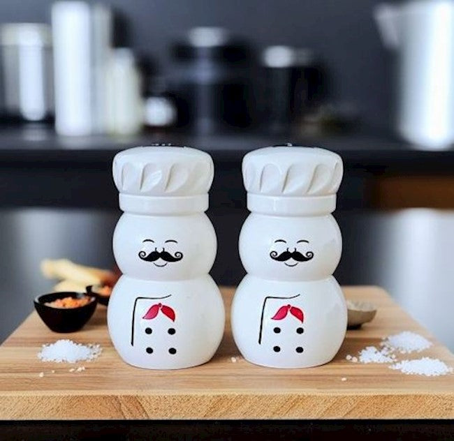 Chef Salt & Pepper Shaker Set