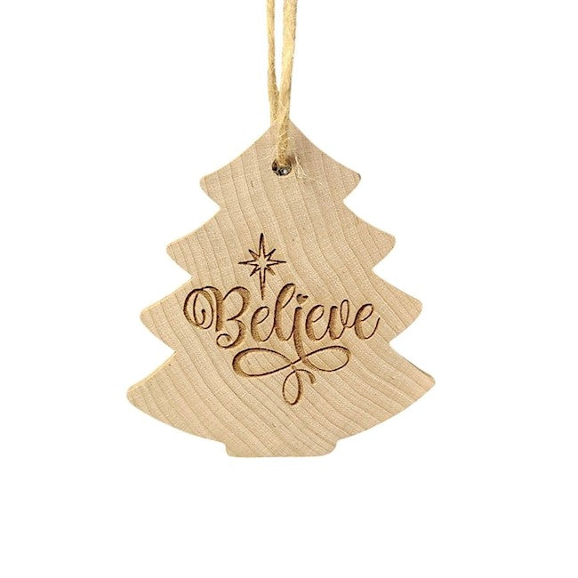 Believe Tree Ornament