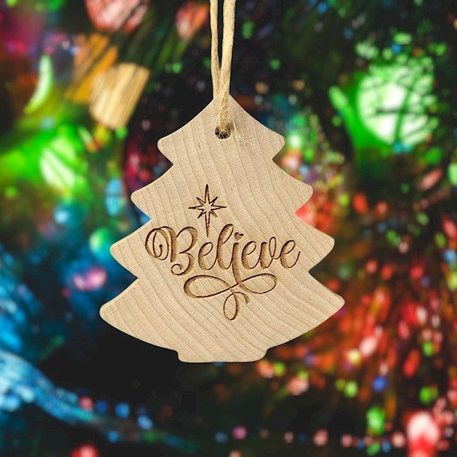 Believe Tree Ornament