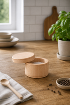 Hardwood Salt Cellar