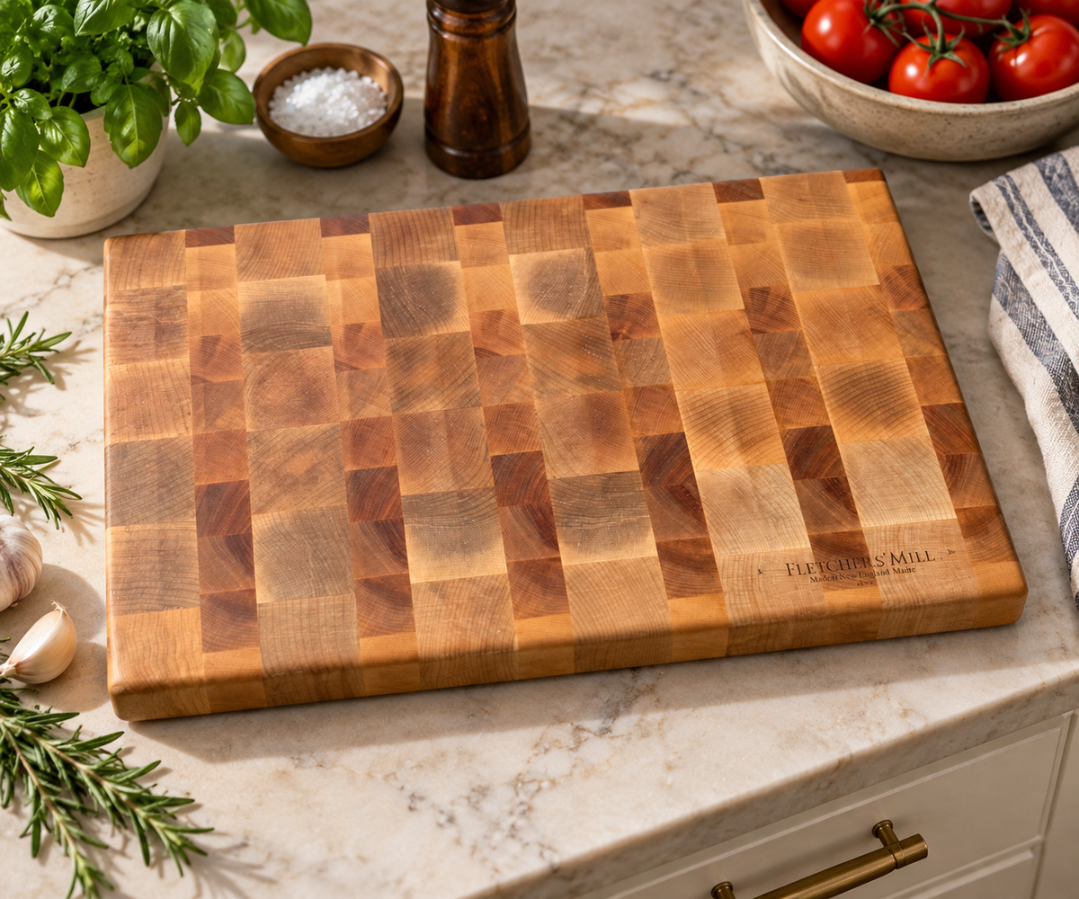 End Grain Hardwood Cutting Board