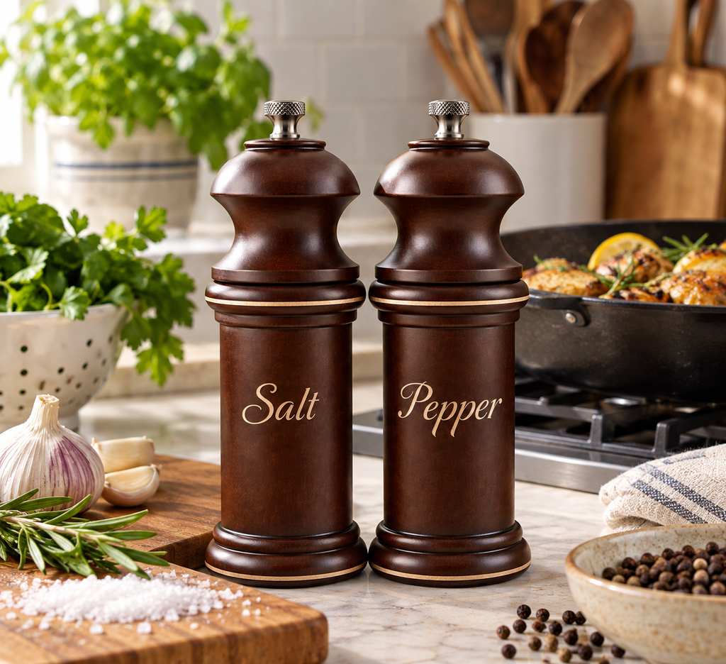 Provencal Salt Mill - English | Walnut